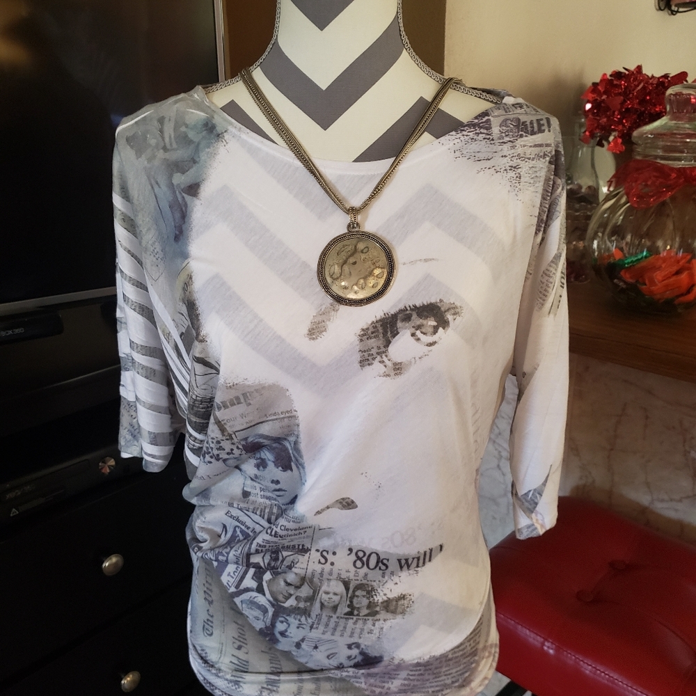 Batwing tunic